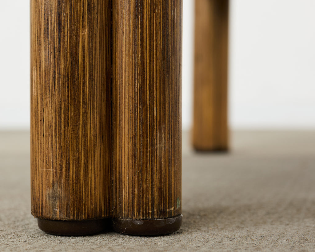 McGuire Organic Modern Rattan Oak Cocktail Coffee Table