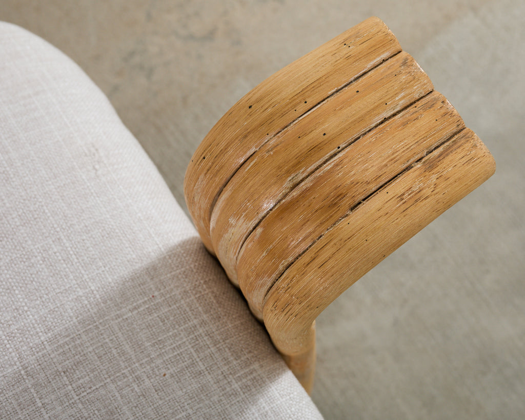 McGuire Mackintosh Style Organic Modern Rattan Dining Armchairs