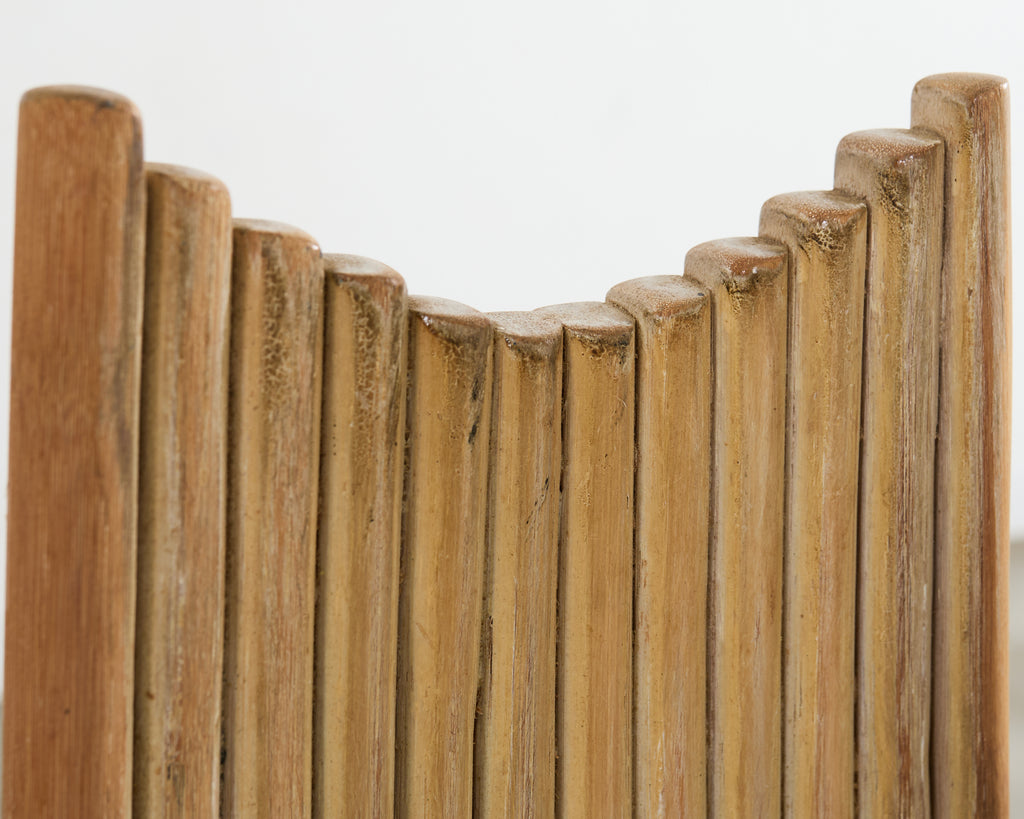 McGuire Mackintosh Style Organic Modern Rattan Dining Armchairs