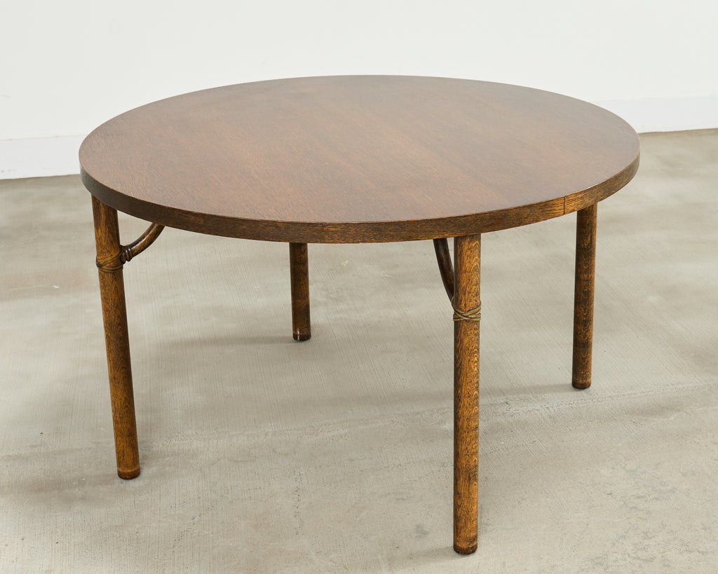 McGuire Organic Modern Oak Card Games or Dining Table