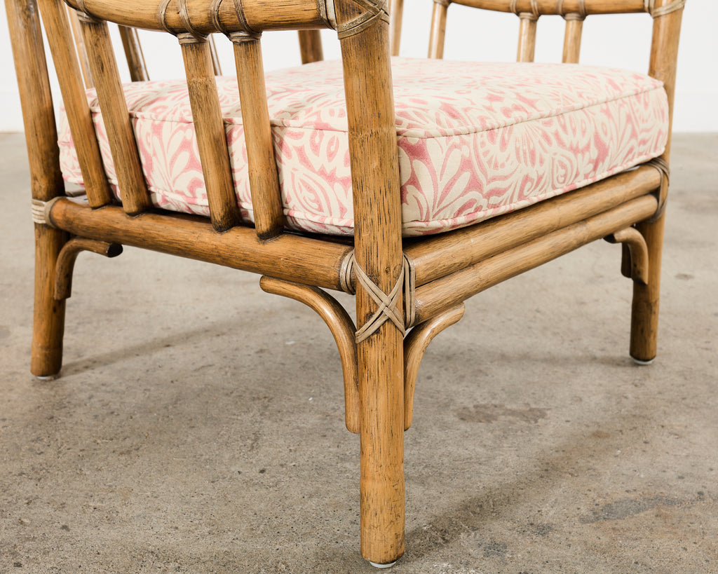 McGuire Organic Modern Rattan Living Room Suite