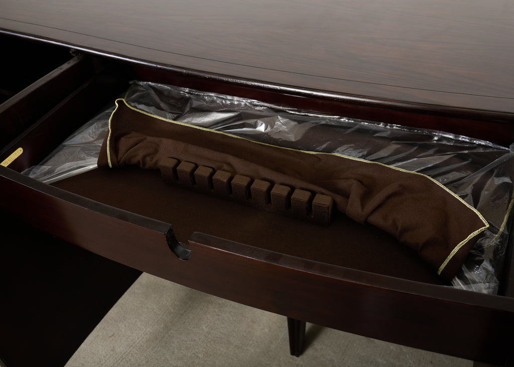 Barbara Barry for McGuire Rattan Oak Raffia Sideboard Buffet