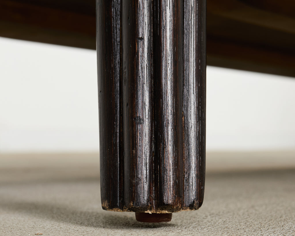 Barbara Barry for McGuire Rattan Oak Raffia Sideboard Buffet