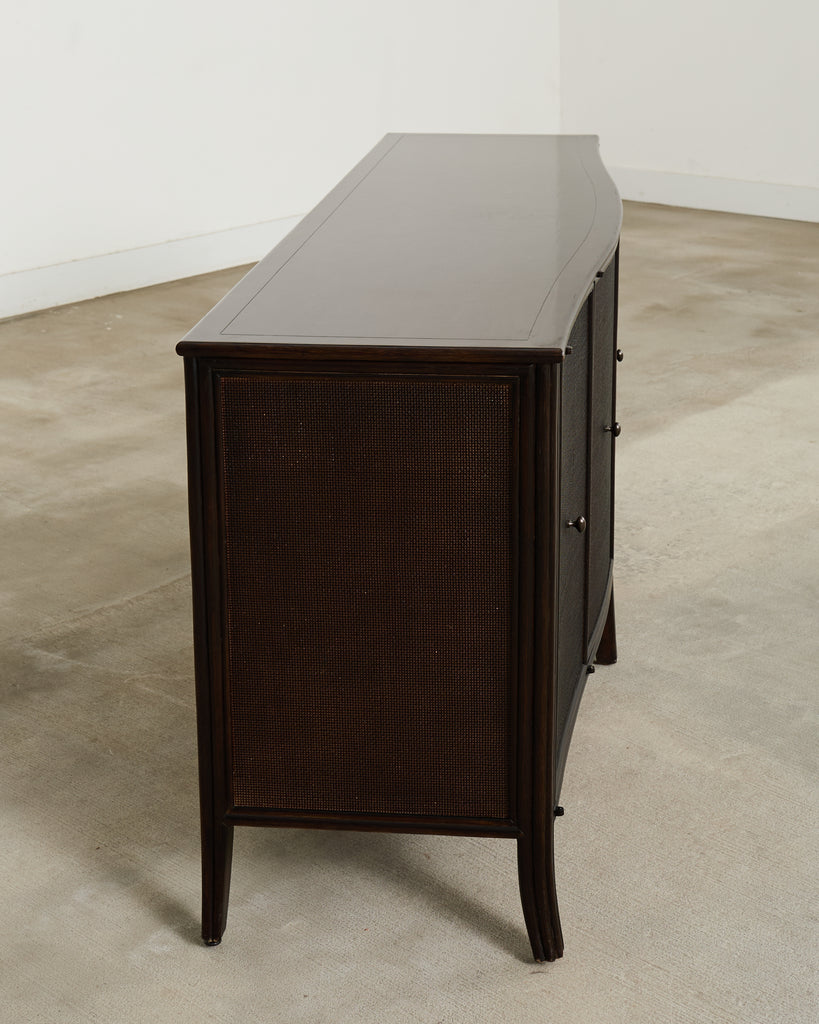 Barbara Barry for McGuire Rattan Oak Raffia Sideboard Buffet