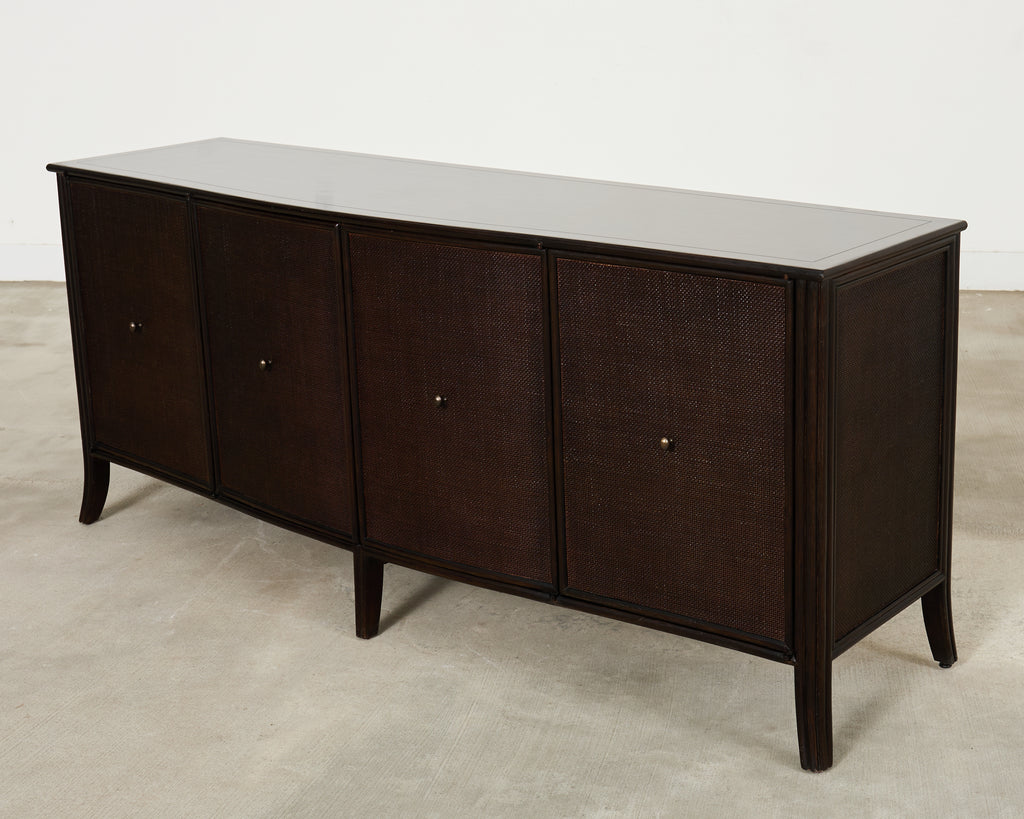 Barbara Barry for McGuire Rattan Oak Raffia Sideboard Buffet