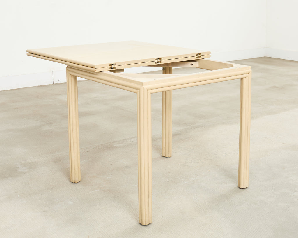 McGuire Oak Flip Top Square Games or Dining Table