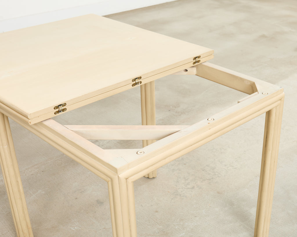 McGuire Oak Flip Top Square Games or Dining Table