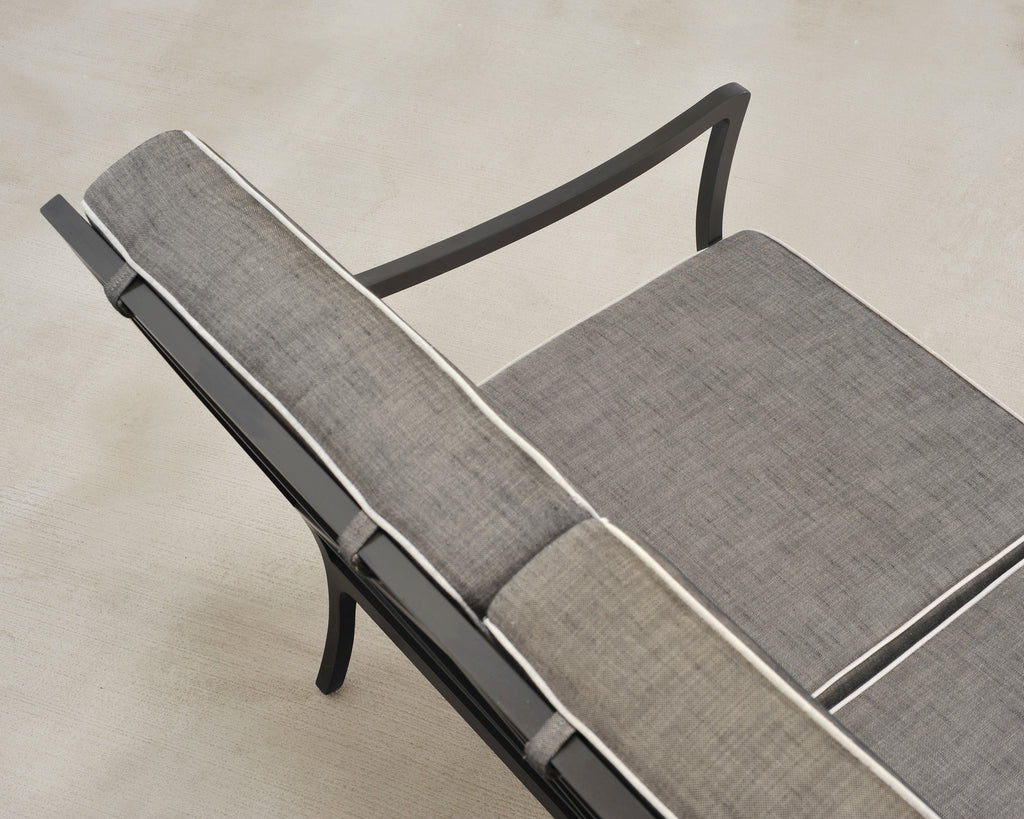 McKinnon and Harris Beaufort Aluminum Three-Seat Garden Sofa