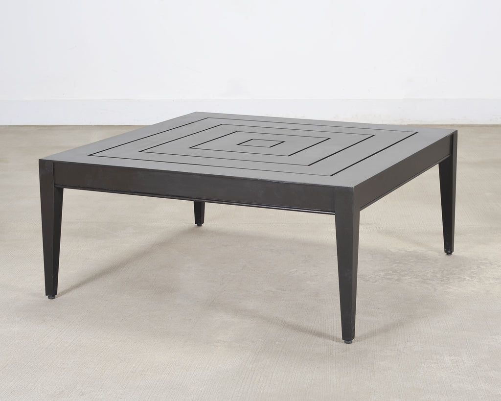 McKinnon and Harris Wyatt Square Aluminum Garden Coffee Table