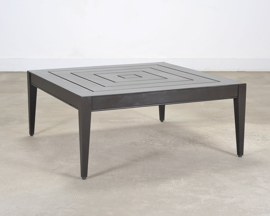 McKinnon and Harris Wyatt Square Aluminum Garden Coffee Table