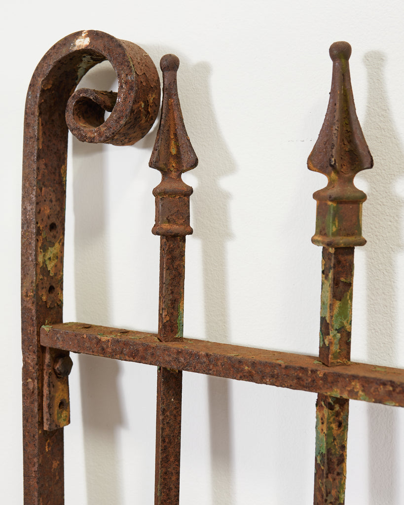 19th Century Stewart Iron Works Wrought Iron Double Entry Gates