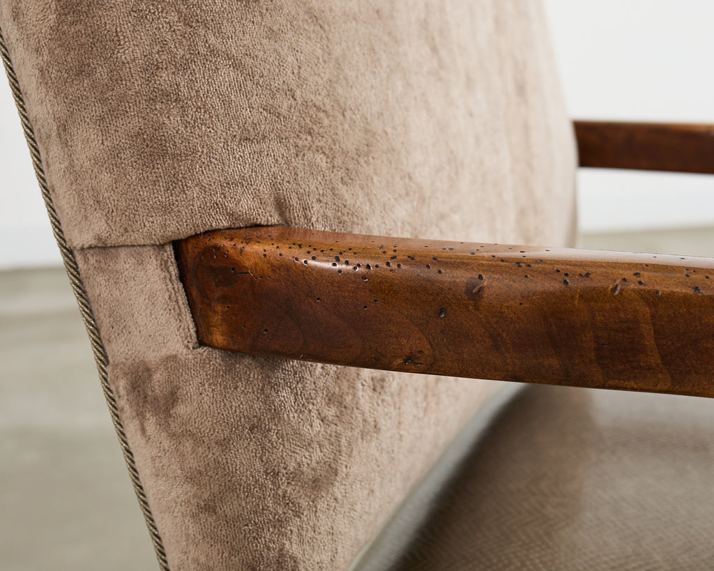 Set of Fourteen Baroque Style Os de Mouton Dining Chairs