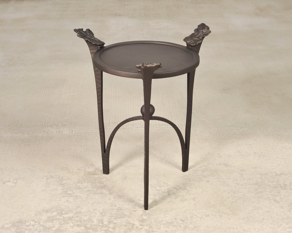 Michael Taylor Arcadia Bronzed Aluminum Garden Drinks Table