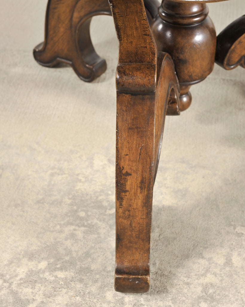 SOLD-Michael Taylor Panache Barcelona Baroque Dining Center Table