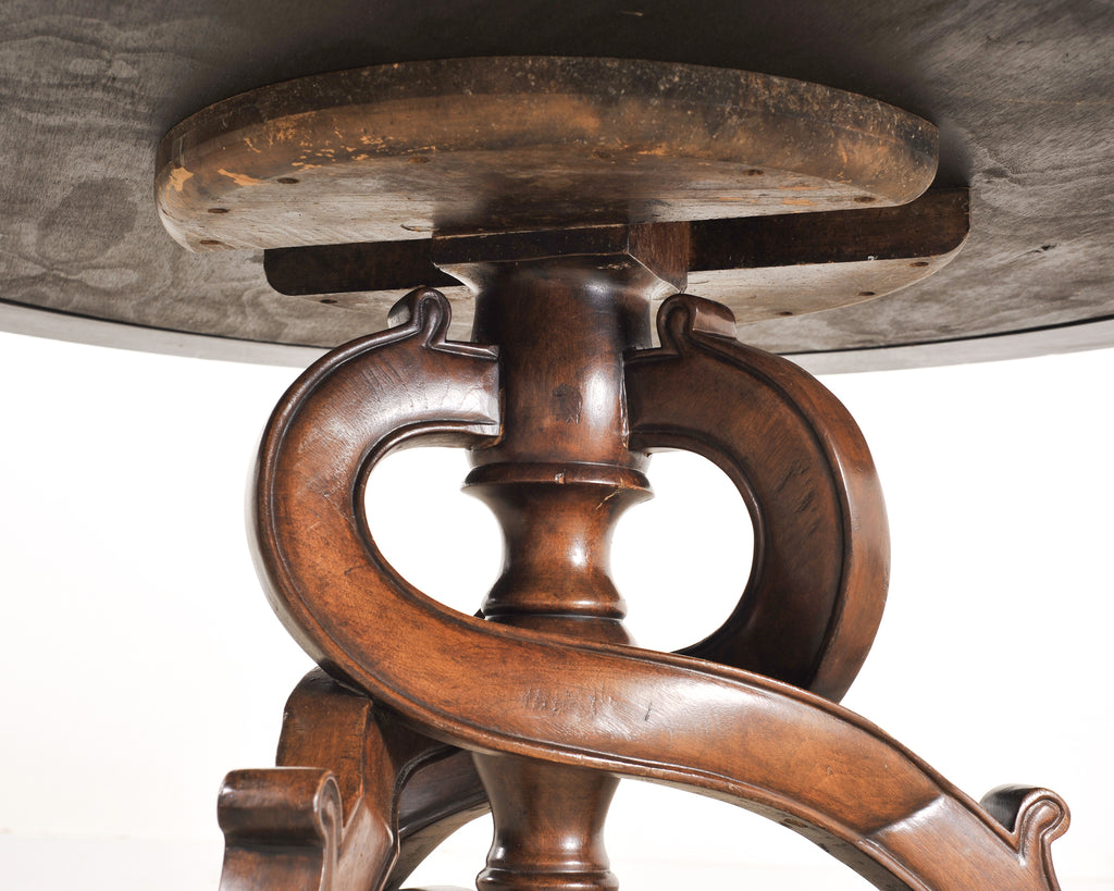 SOLD-Michael Taylor Panache Barcelona Baroque Dining Center Table