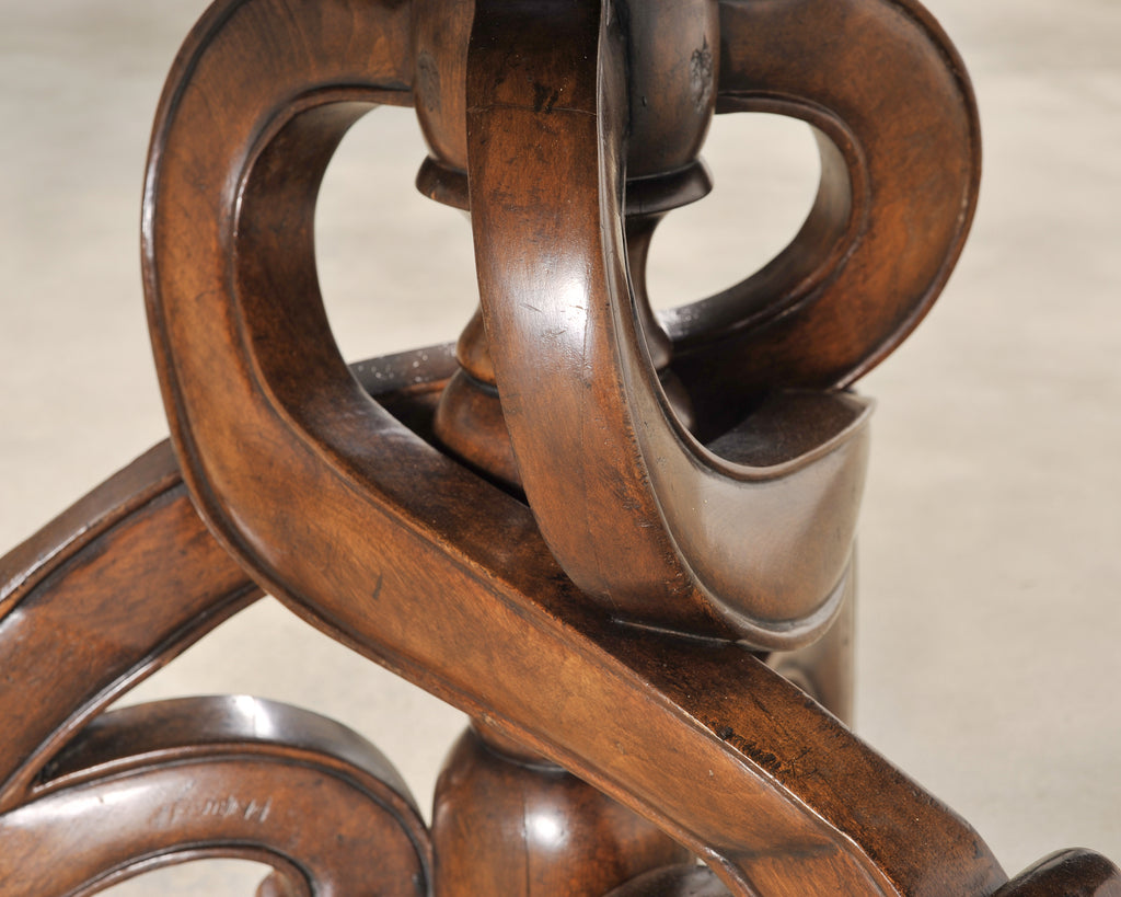 SOLD-Michael Taylor Panache Barcelona Baroque Dining Center Table