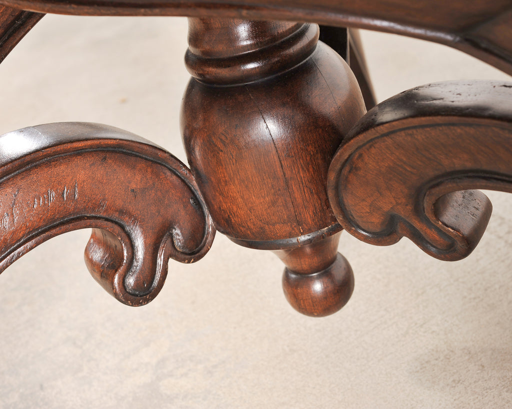 SOLD-Michael Taylor Panache Barcelona Baroque Dining Center Table