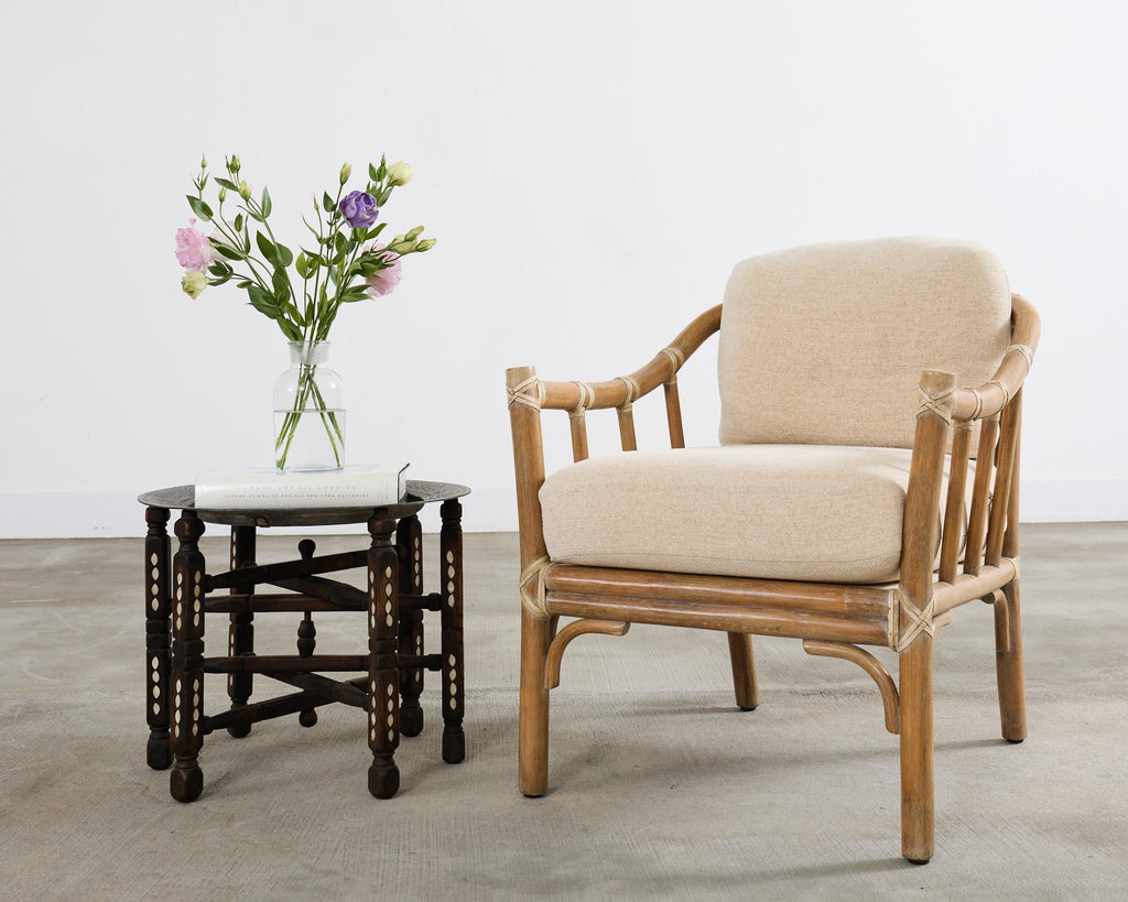 Moorish Moroccan Style Folding Brass Tray Drink Table