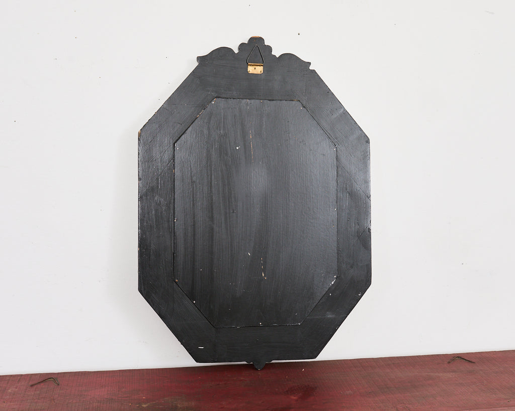 Anglo-Indian Silver Metal Clad Octagonal Mirror