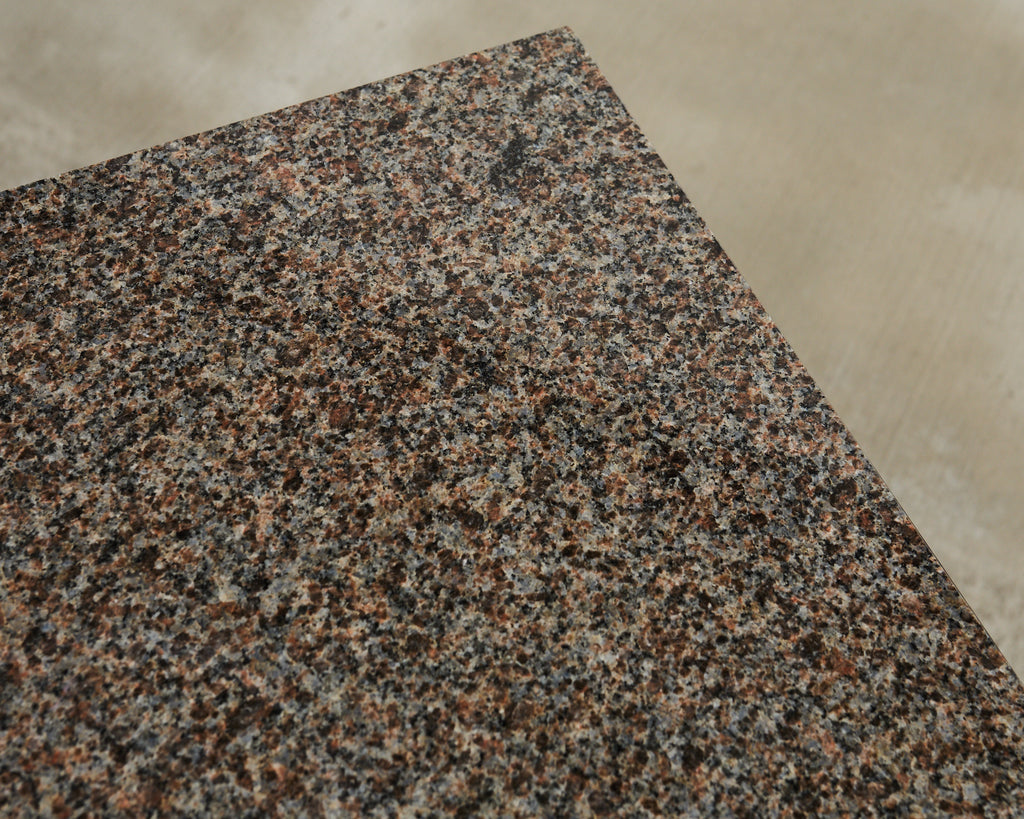 Pair of Neoclassical Style Granite Top Garden Drink Tables