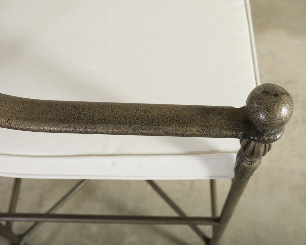 Set of Three Michael Taylor Designs Montecito Garden Barstools