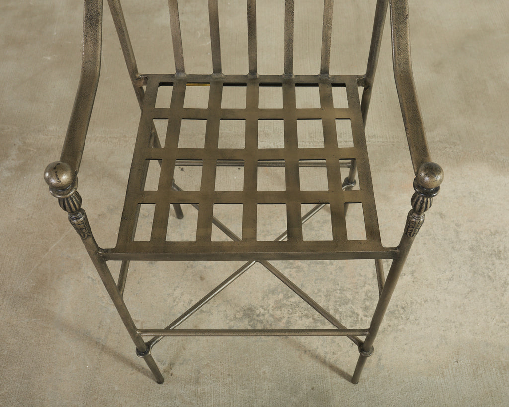 Set of Three Michael Taylor Designs Montecito Garden Barstools