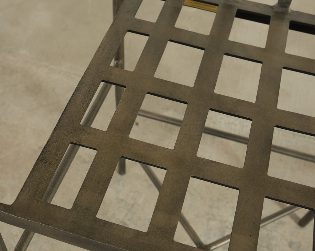 Set of Three Michael Taylor Designs Montecito Garden Barstools