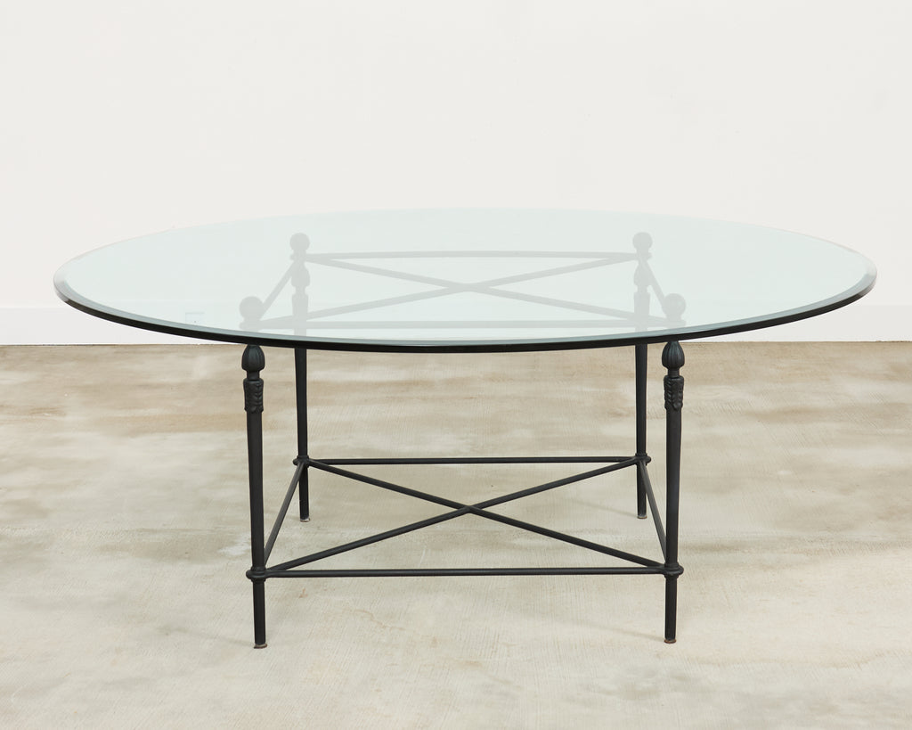 Michael Taylor Design Neoclassical Montecito Dining Table