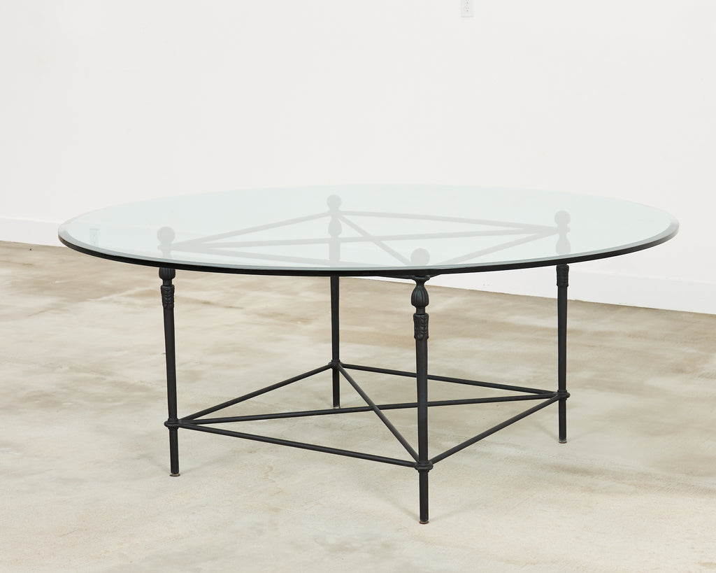 Michael Taylor Design Neoclassical Montecito Dining Table