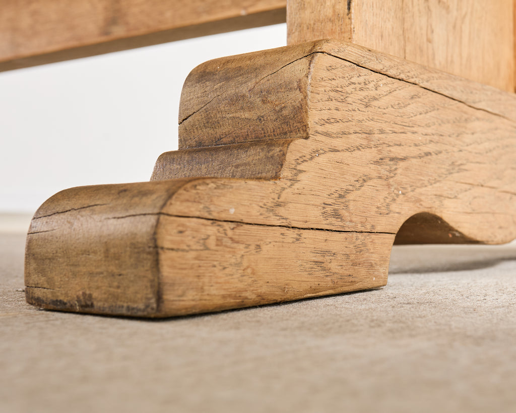 19th C. French Provincial Farmhouse Oak Dining Table 11 Ft.