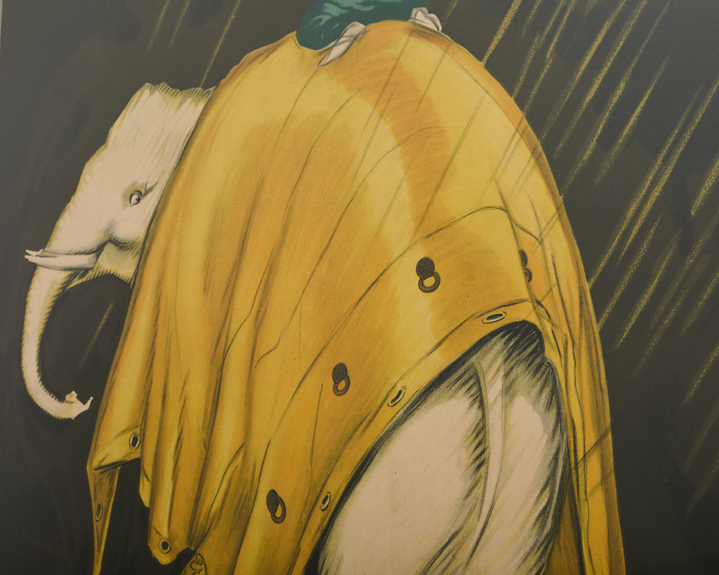 Achille Luciano Mauzan Commercial Ad Poster for Moretti