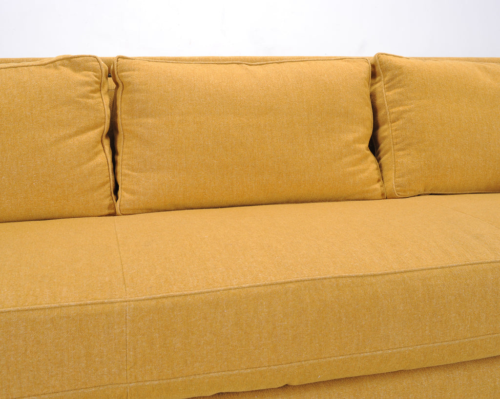 Holly Hunt for Studio H George V Sofa in Goldenrod Fabric
