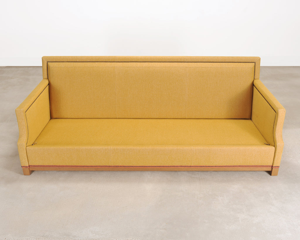 Holly Hunt for Studio H George V Sofa in Goldenrod Fabric