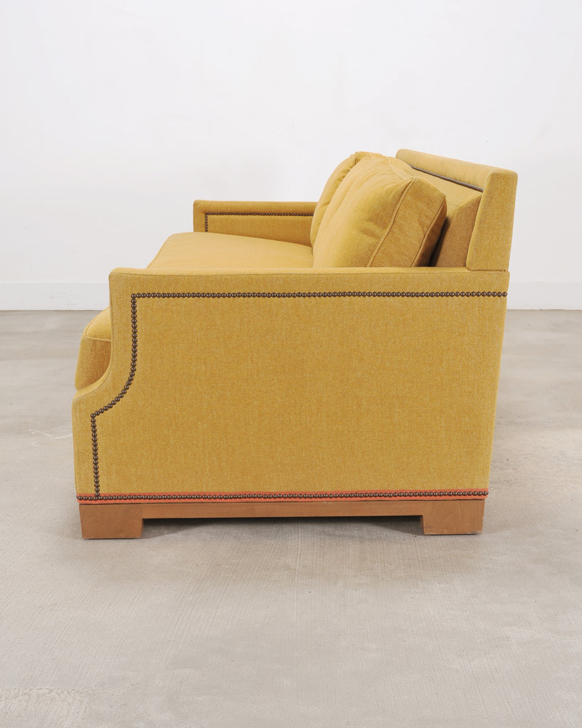Holly Hunt for Studio H George V Sofa in Goldenrod Fabric