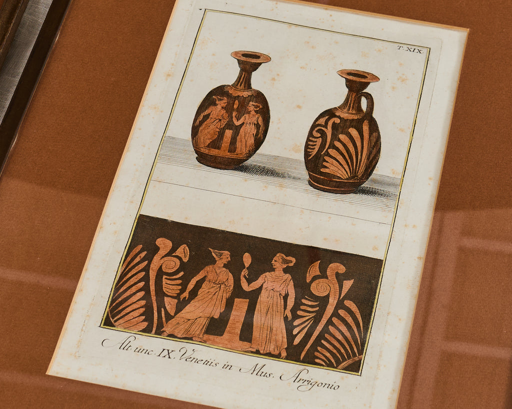 Set of Four Greco-Roman Neoclassical Engravings After Passeri