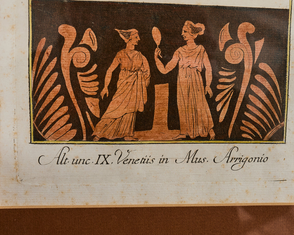 Set of Four Greco-Roman Neoclassical Engravings After Passeri