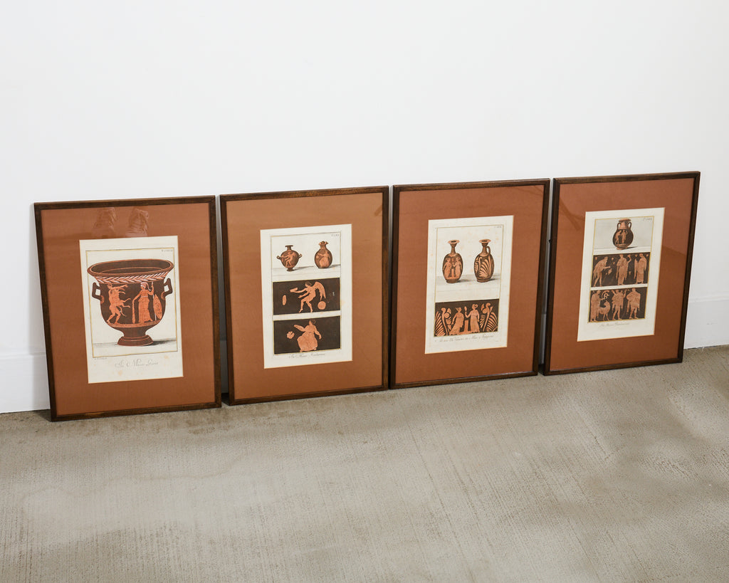 Set of Four Greco-Roman Neoclassical Engravings After Passeri