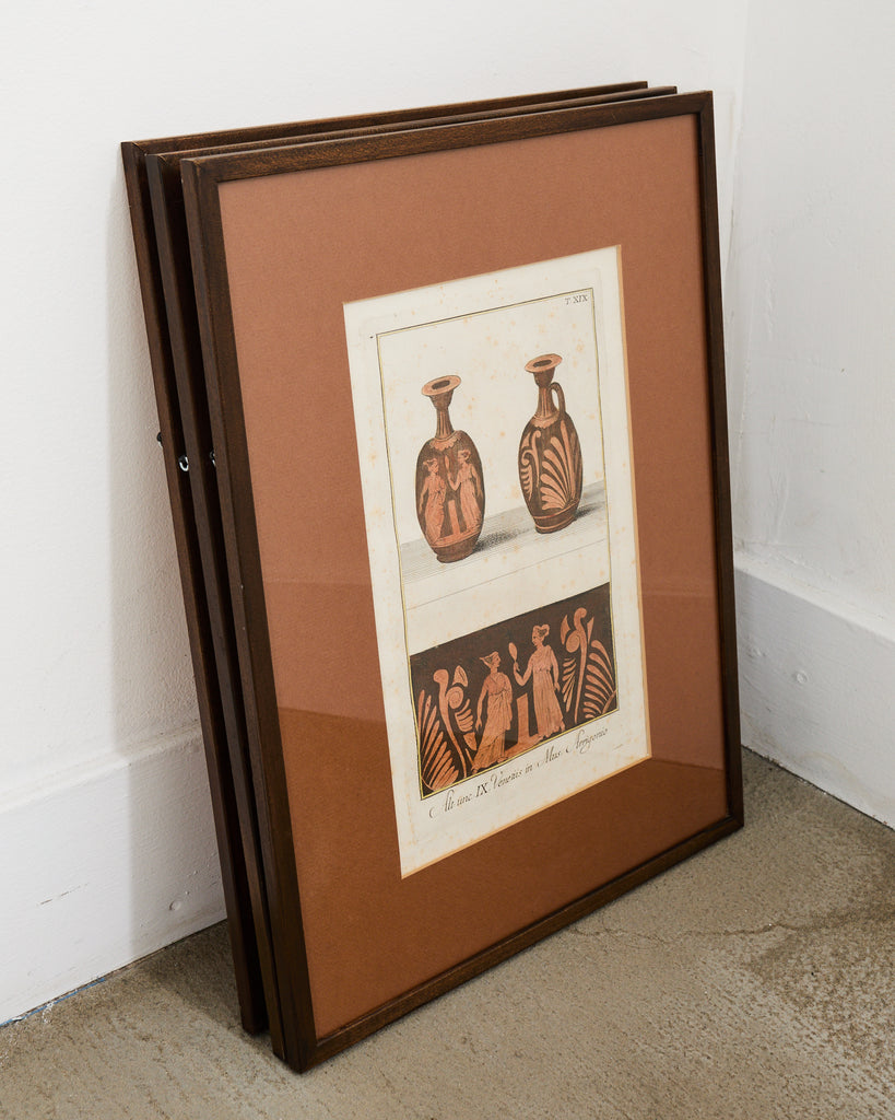 Set of Four Greco-Roman Neoclassical Engravings After Passeri