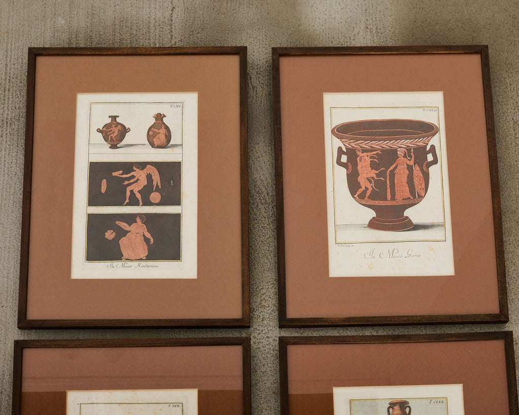Set of Four Greco-Roman Neoclassical Engravings After Passeri