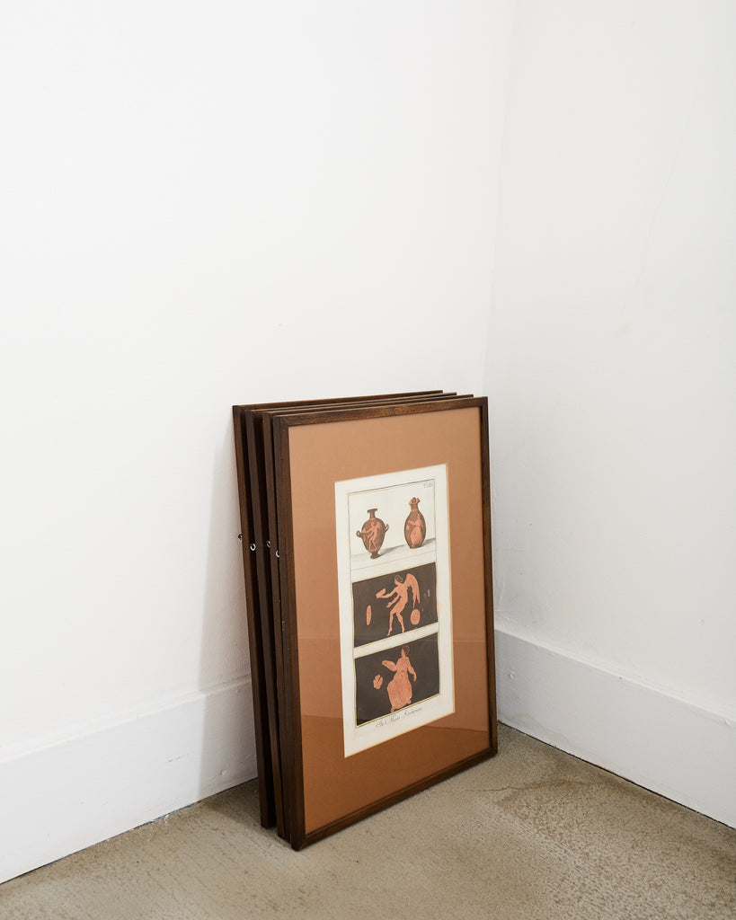 Set of Four Greco-Roman Neoclassical Engravings After Passeri