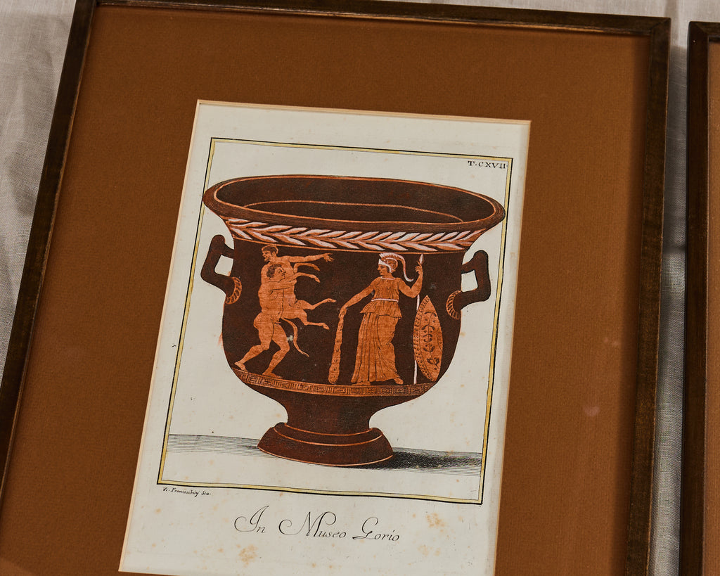 Set of Four Greco-Roman Neoclassical Engravings After Passeri