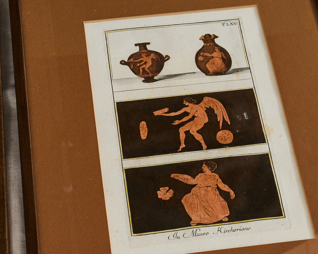 Set of Four Greco-Roman Neoclassical Engravings After Passeri