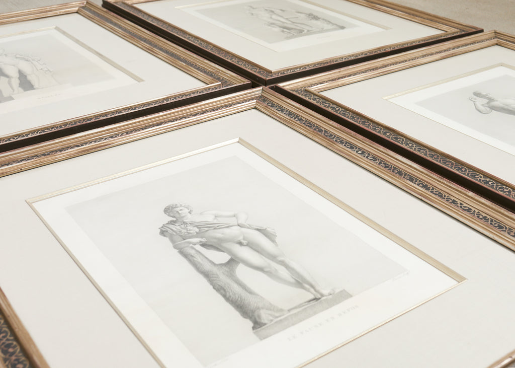 Set of Four Neoclassical Engravings After Jean Duchesne Aine