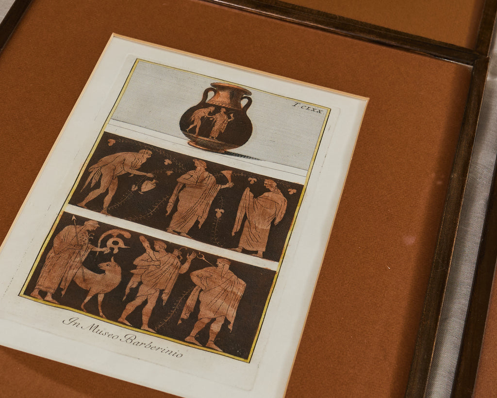 Set of Four Greco-Roman Neoclassical Engravings After Passeri