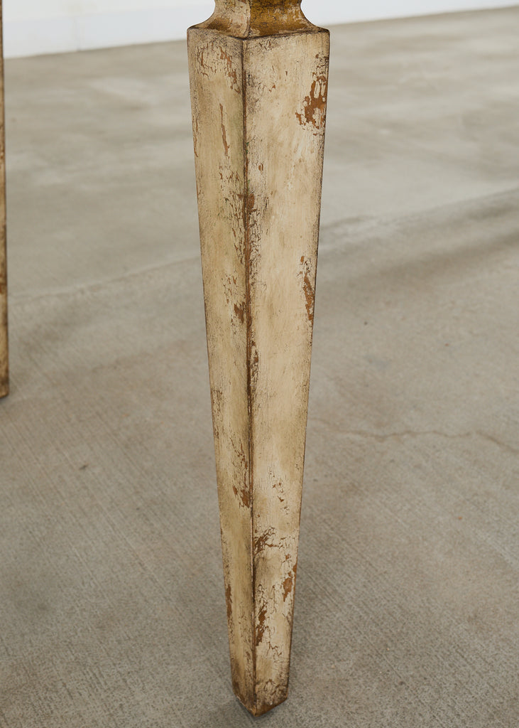 Lacquered Neoclassical Style Desk or Library Writing Table