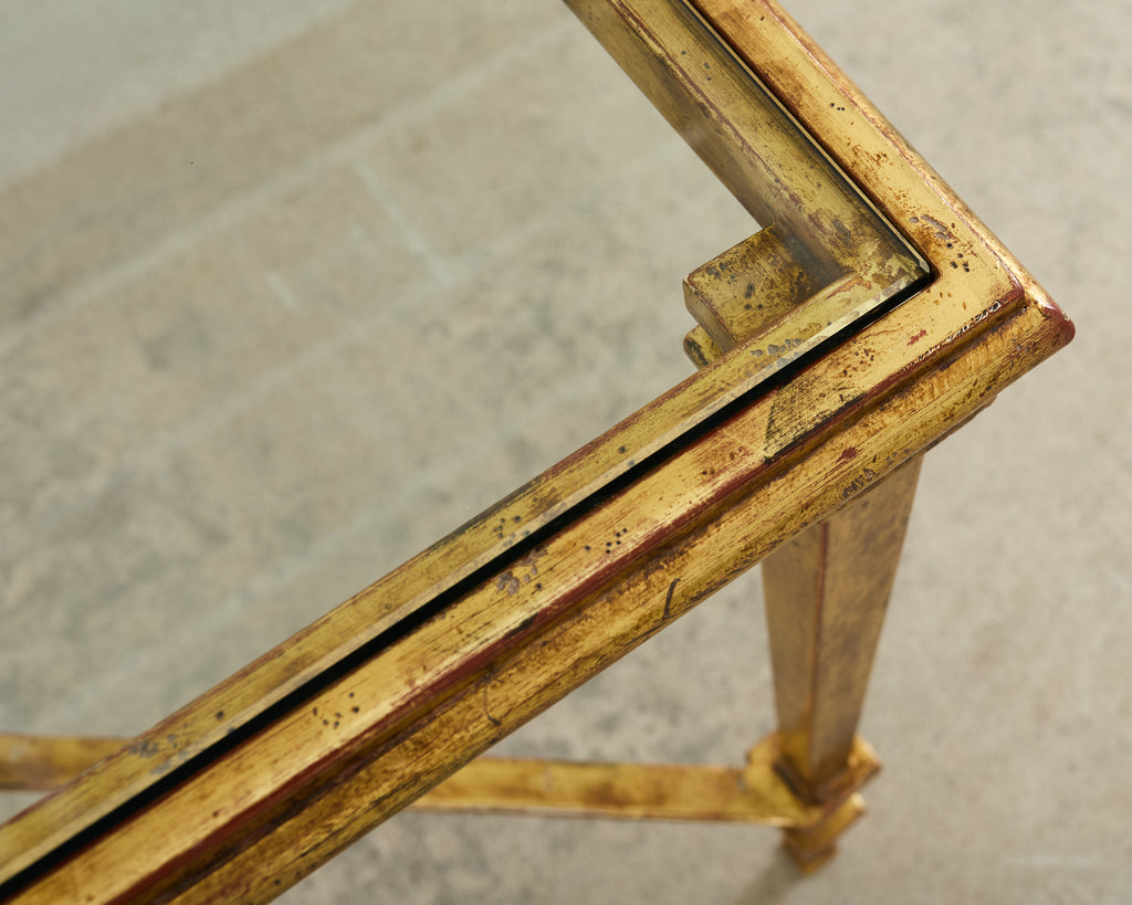 Maison Jansen Style Gilt Iron Cocktail Coffee Table