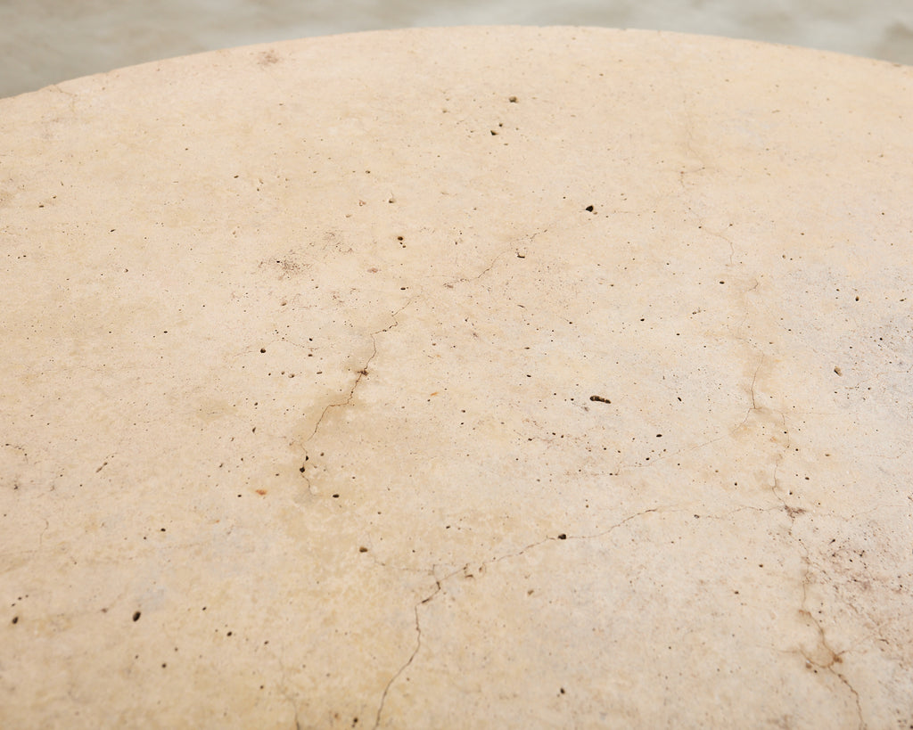 French Neoclassical Style Cast Stone Garden Center Table