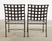 Set of Sixteen Brown Jordan Florentine Style Garden Dining Chairs