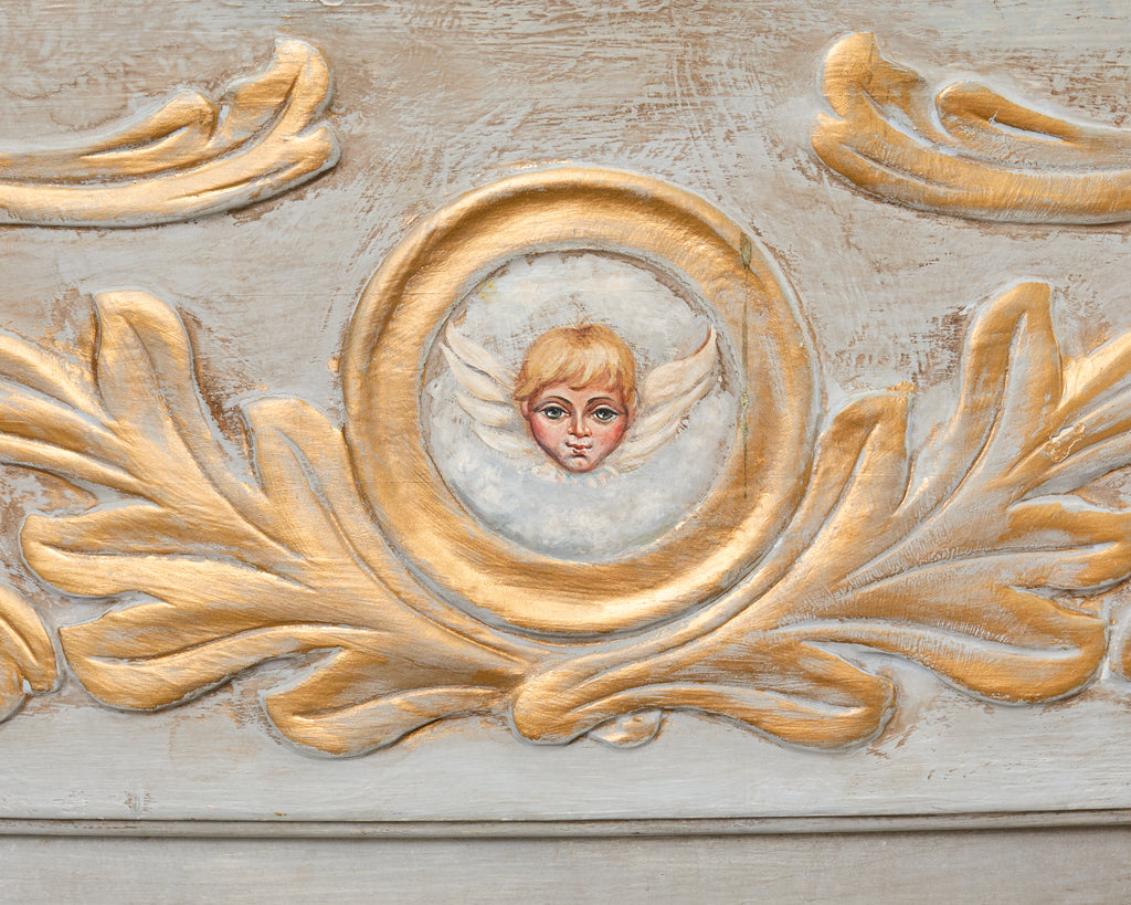 Baroque Style Venetian Lacquered Commode Chest of Drawers