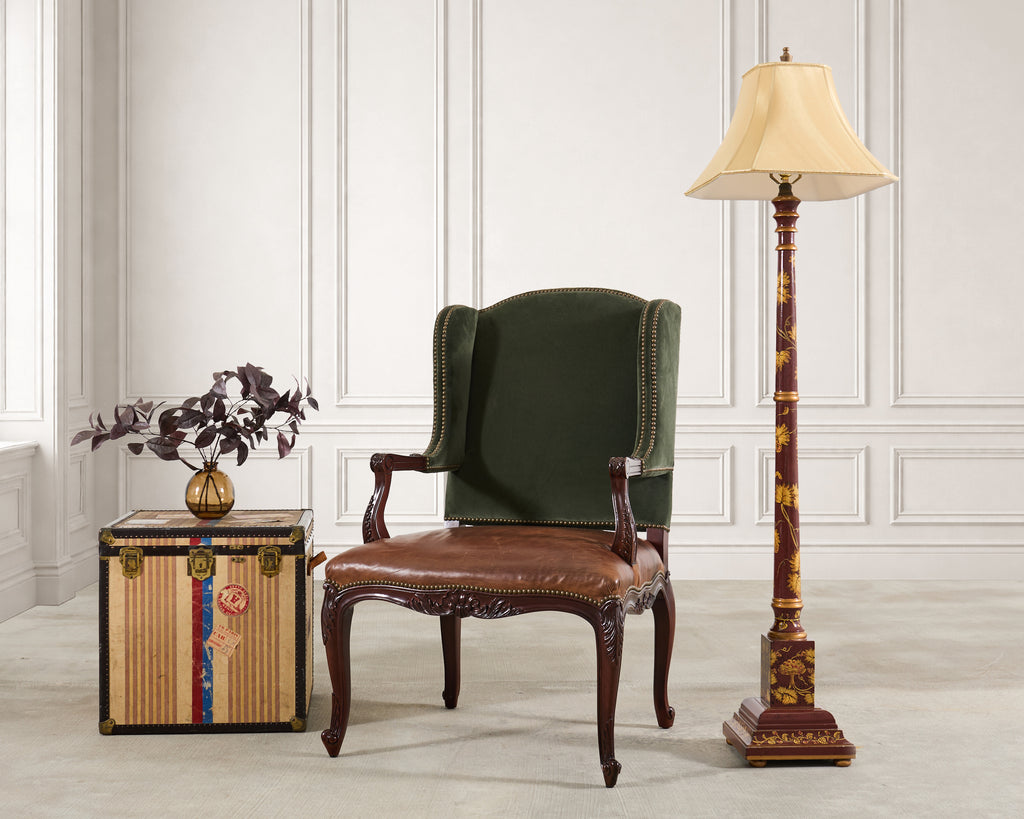 Ralph Lauren Conservatory Garden Wingback Dining Armchair